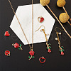 Alloy Enamel Pendants PALLOY-TA0002-02-9