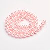 Eco-Friendly Glass Pearl Bead Strands X-HY-A008-8mm-RB033-3
