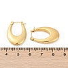 304 Stainless Steel Rhinestone Hoop Earrings for Women EJEW-U046-08A-G-5