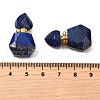 Dyed Natural Lapis Lazuli Perfume Bottle Pendants G-L623-12G-04-3