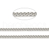 304 Stainless Steel Curb Chains CHS-R008-09-6