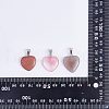 15Pcs 15 Styles Natural & Synthetic Gemstone Pendants G-SZ0002-12-8