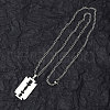 201 Stainless Steel Pendant Necklaces for Man NJEW-Q336-02C-P-4