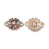 Alloy Enamel Connector Charms FIND-A024-40G-1