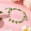 Glass and Braided Nylon Thread Beaded Bracelets BJEW-JB11509-1