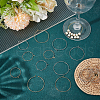 32Pcs 2 Sizes 2 Colors 316 Surgical Stainless Steel Wine Glass Charms Rings STAS-LP0001-08-3