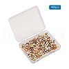  Jewelry Brass Cube Spacer Beads KK-PJ0001-02-2