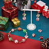 AHADERMAKER 18Pcs 9 Styles Christmas Theme Handmade Lampwork Beads GLAA-GA0002-10-4