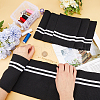 Polyester Elastic Ribbing Fabric for Cuffs DIY-WH0028-96B-3