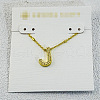 Brass Initial Pendant Necklaces for Women FS-WG8E27F-10-1