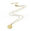 Ion Plating(IP) 304 Stainless Steel Pendant Necklaces for Women NJEW-B080-06G-2