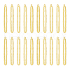 CHGCRAFT 20Pcs Alloy Open Back Bezel Big Pendants PALLOY-CA0008-42-7
