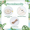 100Pcs 10 Styles Elecrelive Mixed Shapes Wood Pendants WOOD-EL0001-01-10
