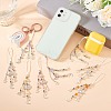 Alloy & Acrylic Mobile Straps HJEW-GO00063-4