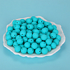 Round Silicone Focal Beads SI-JX0046A-01-2