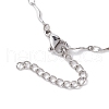 304 Stainless Steel Slider Necklace Makings AJEW-JB01265-02-3