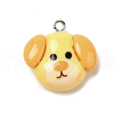 Opaque Resin Pendants RESI-V003-03A-1