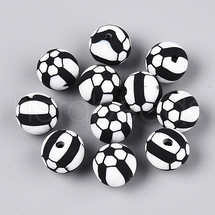 Handmade Polymer Clay Beads CLAY-N014-02B-06-1