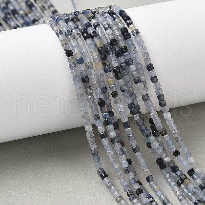 Natural Blue Aventurine Beads Strands G-RM241221-K5-1