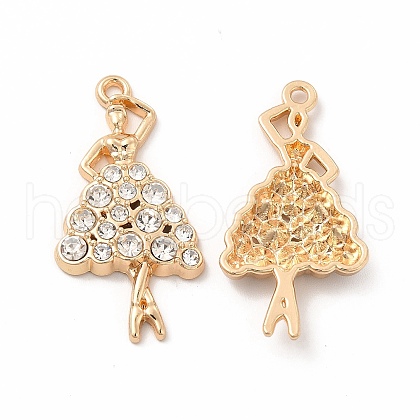 Rack Plating Eco-friendly Alloy Pendants FIND-A025-05P-1