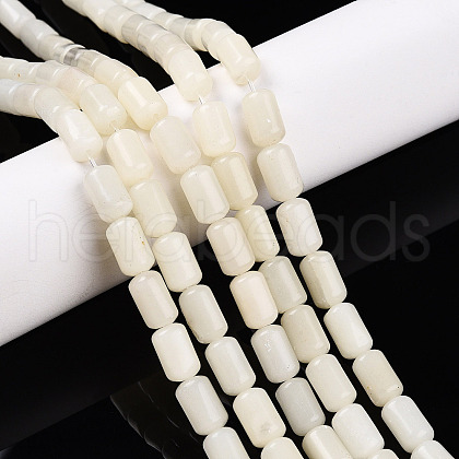 Natural White African Opal Beads Strands G-N346-01B-10-1