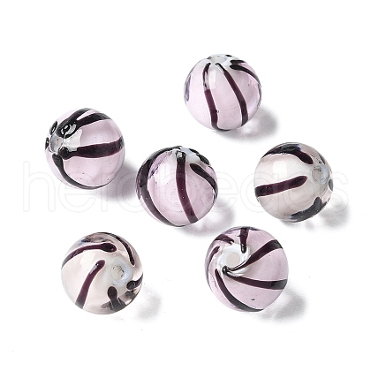 Handmade Transparent Lampwork Beads BLOW-D300-08D-1