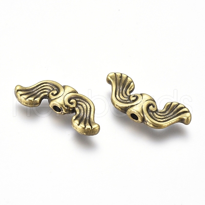 Tibetan Style Alloy Beads TIBEB-EA9130Y-AB-FF-1