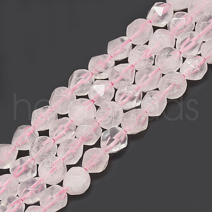 Natural Rose Quartz Beads Strands G-S300-96-6mm-1