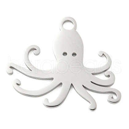 Non-Tarnish 304 Stainless Steel Pendants STAS-B056-10P-01-1