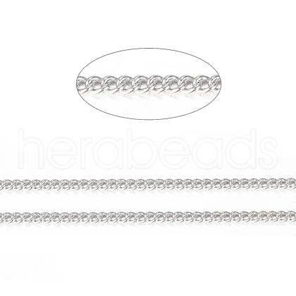 Brass Twisted Chains CHC-S100-0.35mm-P-NF-1