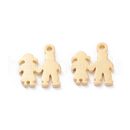 Valentine's Day 304 Stainless Steel Charms STAS-I151-19G-1