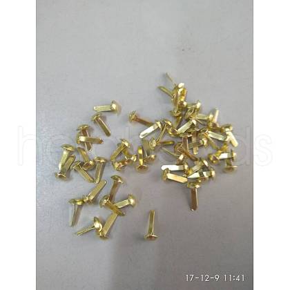 Iron Brads DIY-WH0013-4.5mm-05G-1