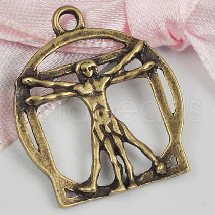 Zinc Alloy Pendants X-PALLOY-A17920-AB-FF-1