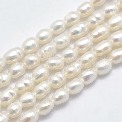 Natural Cultured Freshwater Pearl Beads Strands X1-PEAR-F007-83-1