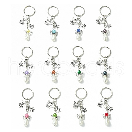 Angel & Star Charms Keychain KEYC-JKC00746-1