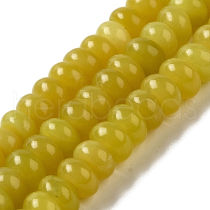 Natural Lemon Jade Beads Strands G-G102-C07-01-1