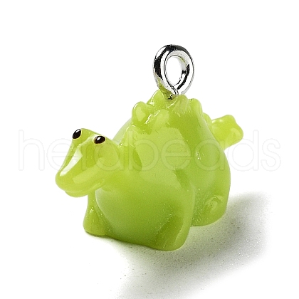 Opaque Resin Pendants RESI-P036-01C-1