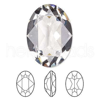 Austrian Crystal Rhinestone Cabochons 4120-18x13-001(U)-1