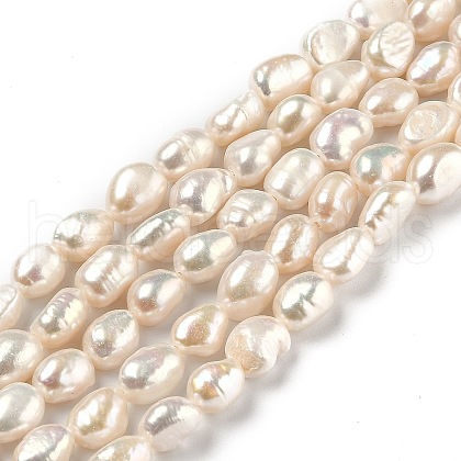 Natural Cultured Freshwater Pearl Beads Strands PEAR-L033-32D-1