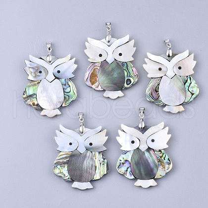 Shell Pendants SHEL-S275-65-1