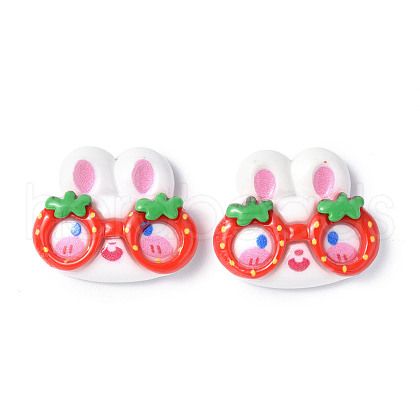 Opaque Resin Cabochons CRES-P023-06A-1