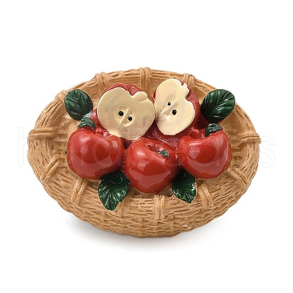 Opaque Resin Imitation Fruit Decoden Cabochons RESI-G076-01B-1