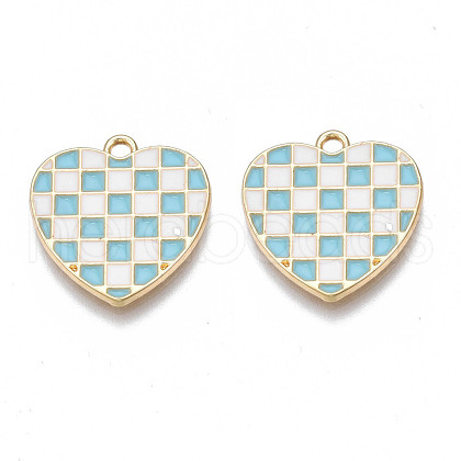 Alloy Enamel Pendants PALLOY-N170-020D-NR-1
