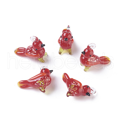 Handmade Lampwork Pendants LAMP-TAG0001-11-1