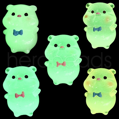 Luminous Resin Pig Display Decoration RESI-G070-01E-1