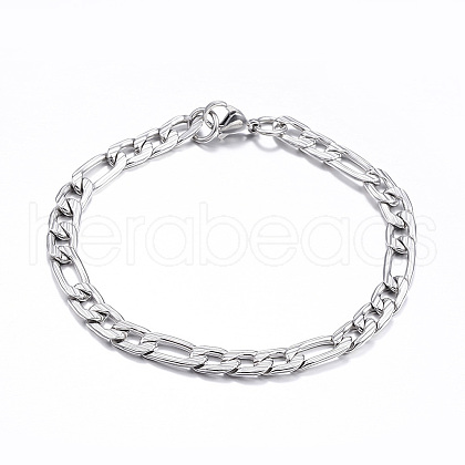 1Pc 304 Stainless Steel Bracelets BJEW-DJ0001-59-1