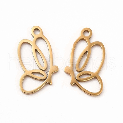 201 Stainless Steel Pendants STAS-E188-09G-1