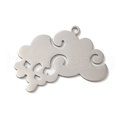 Non-Tarnish 201 Stainless Steel Pendants STAS-B049-22P-1
