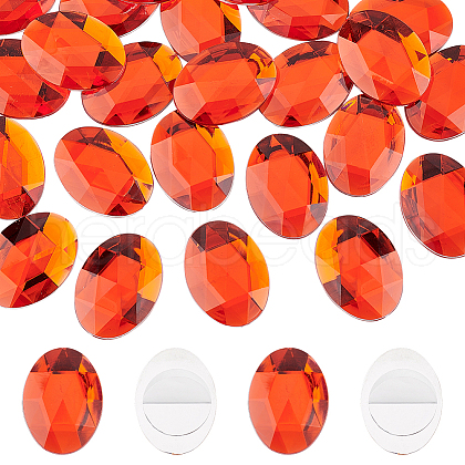 Fingerinspire 30pcs Self-Adhesive Acrylic Rhinestone Stickers FIND-FG0001-94C-1