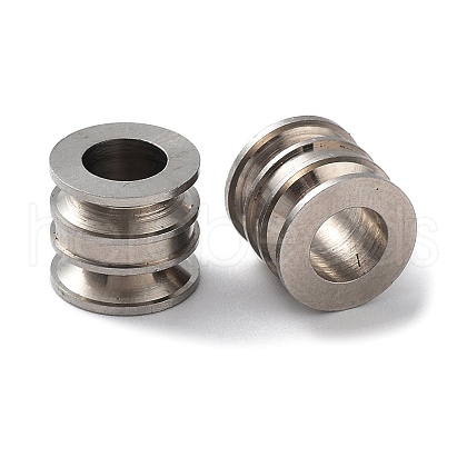 Non-Tarnish 303 Stainless Steel European Beads STAS-Q302-17A-P-1